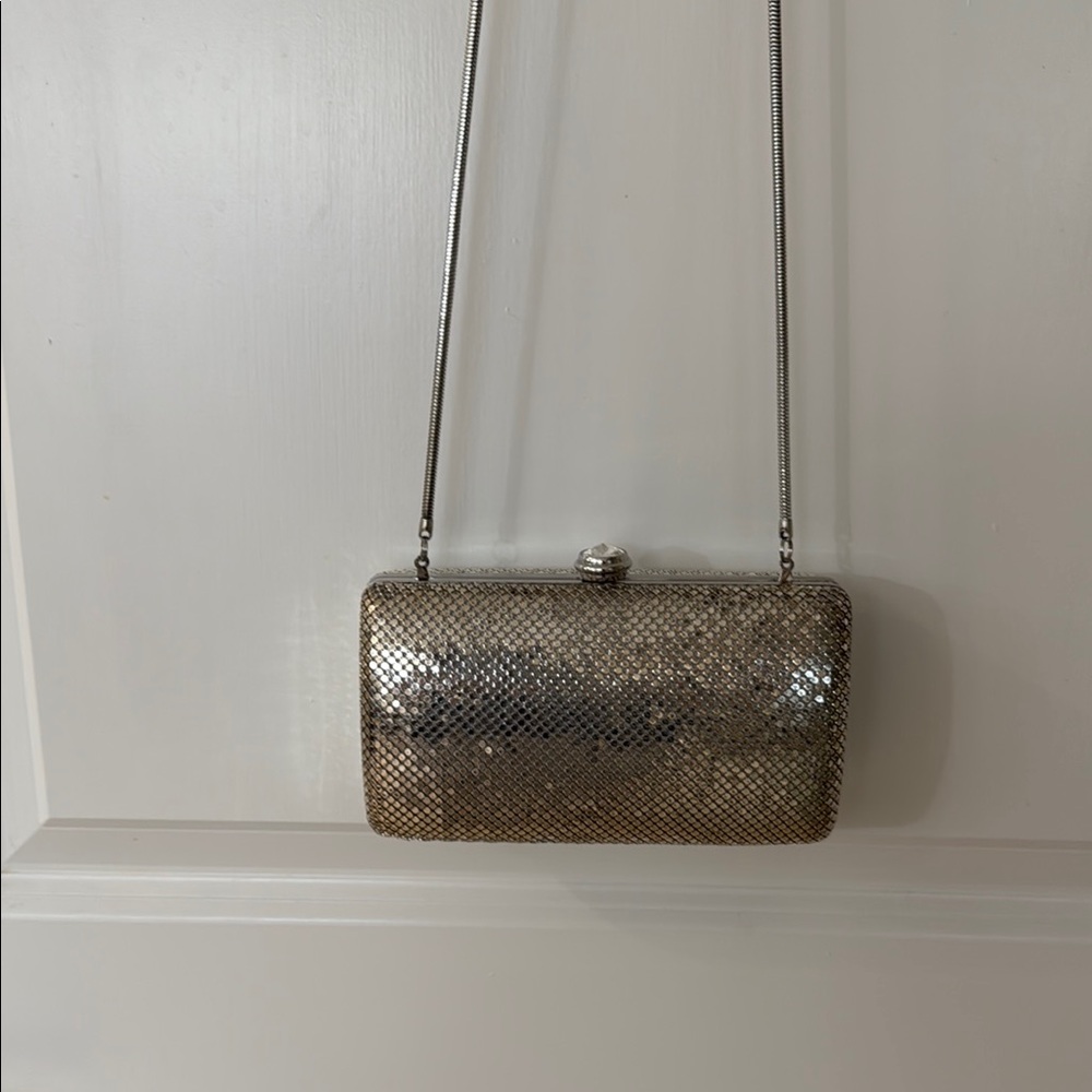 Elegant Silver Clutch Bag
